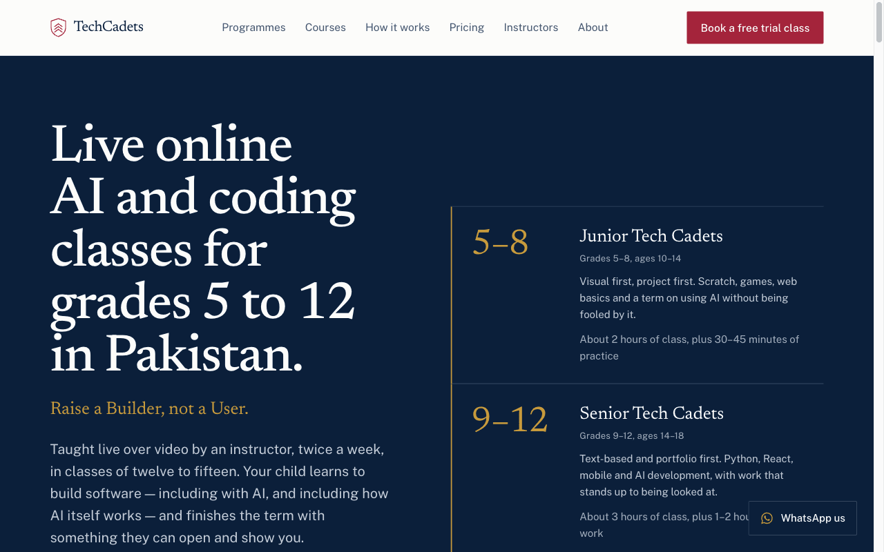 TechCadets screenshot